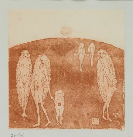 Água-Forte E Água-Tinta Casorati - Primavera