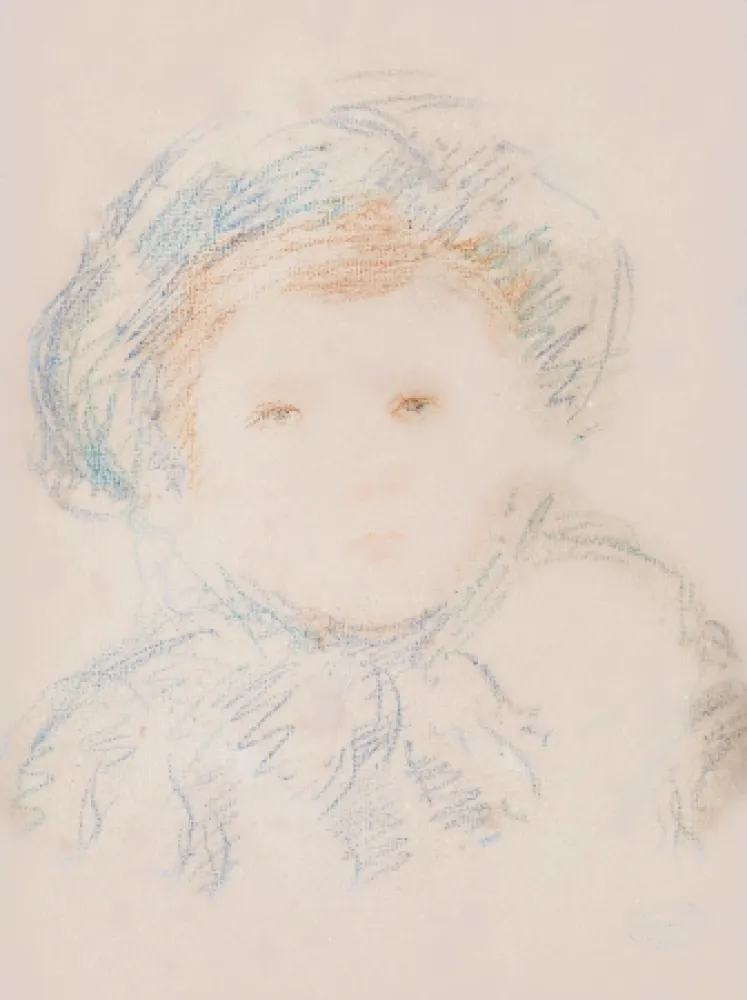 Sem Técnica Cassatt - Child in a Bonnet