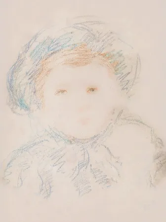 Sem Técnica Cassatt - Child in a Bonnet