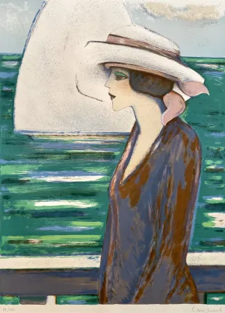 Litografia Cassigneul  - Au Fil de L'eau