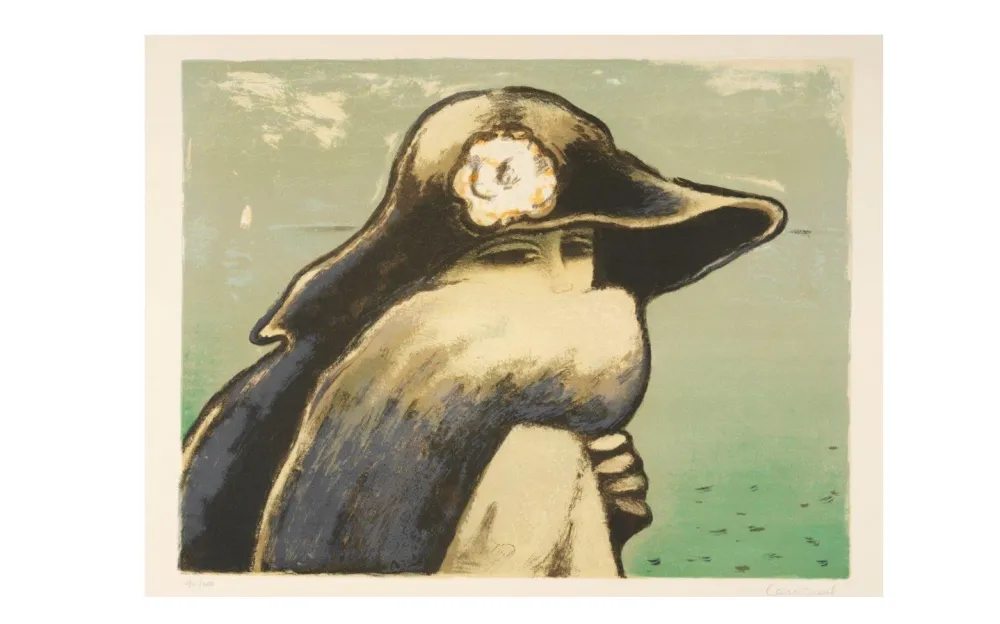 Litografia Cassigneul  - Le renard gris