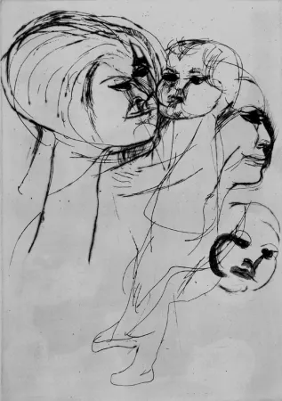 Água-Forte Cassinari - Enrica e Giovanna