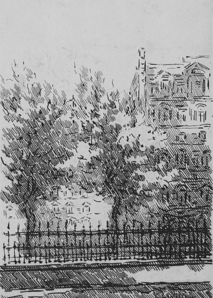 Água-Forte Castellani - Cancellata del British Museum