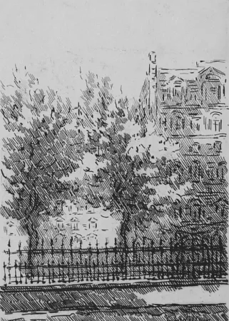 Água-Forte Castellani - Cancellata del British Museum