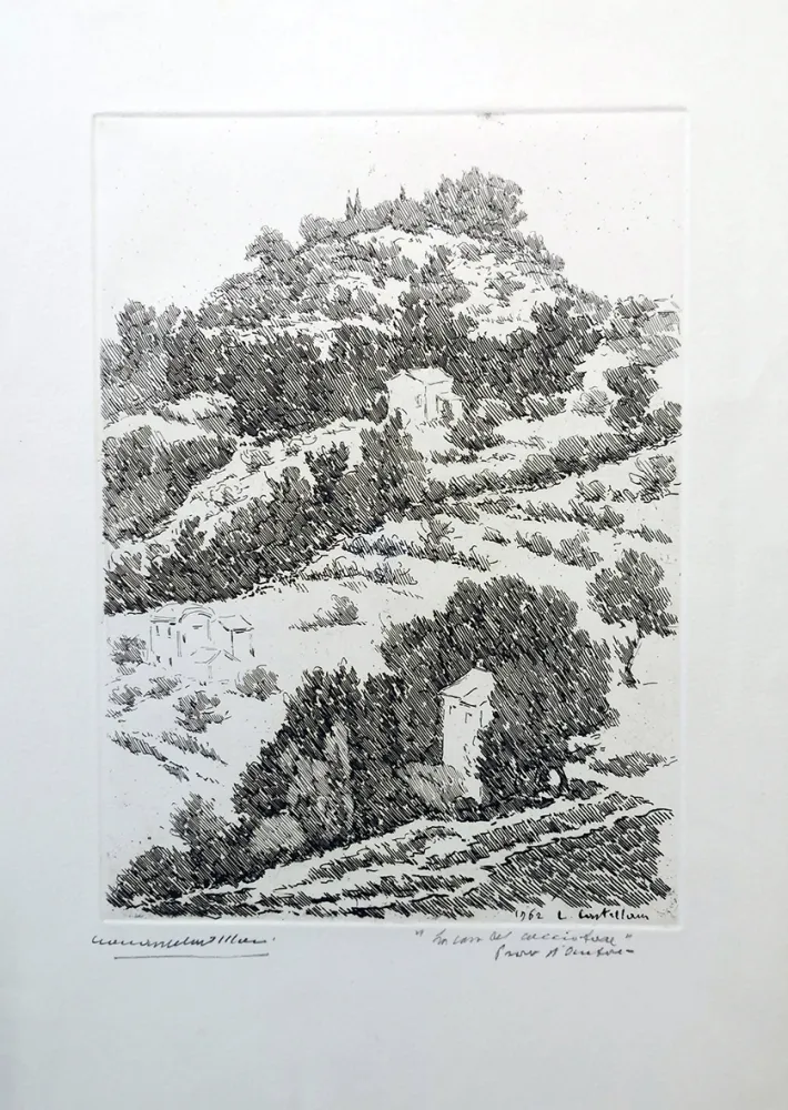 Água-Forte Castellani - La casa del cacciatore