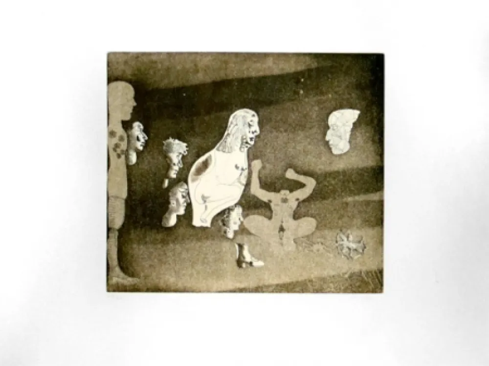 Gravura Castillo - Composición Erótica