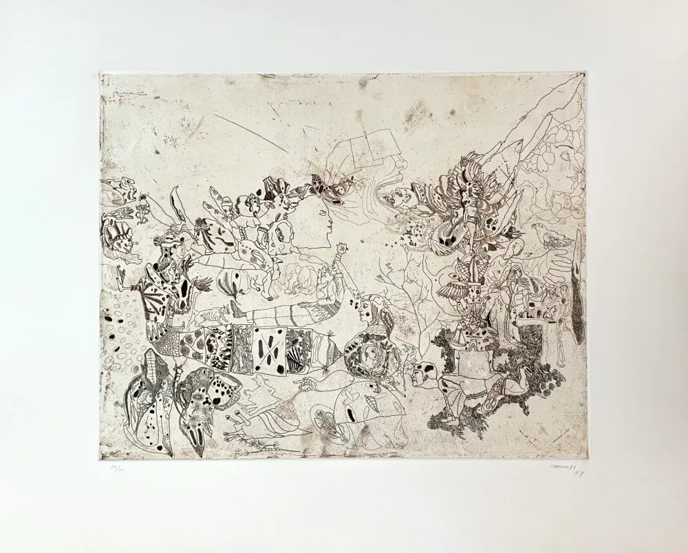 Gravura Castillo - Composition