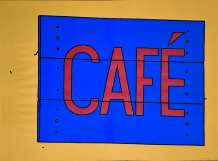 Serigrafia Caulfield -  Cafe Sign 