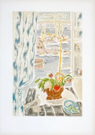 Litografia Cavailles - Fenêtre grise