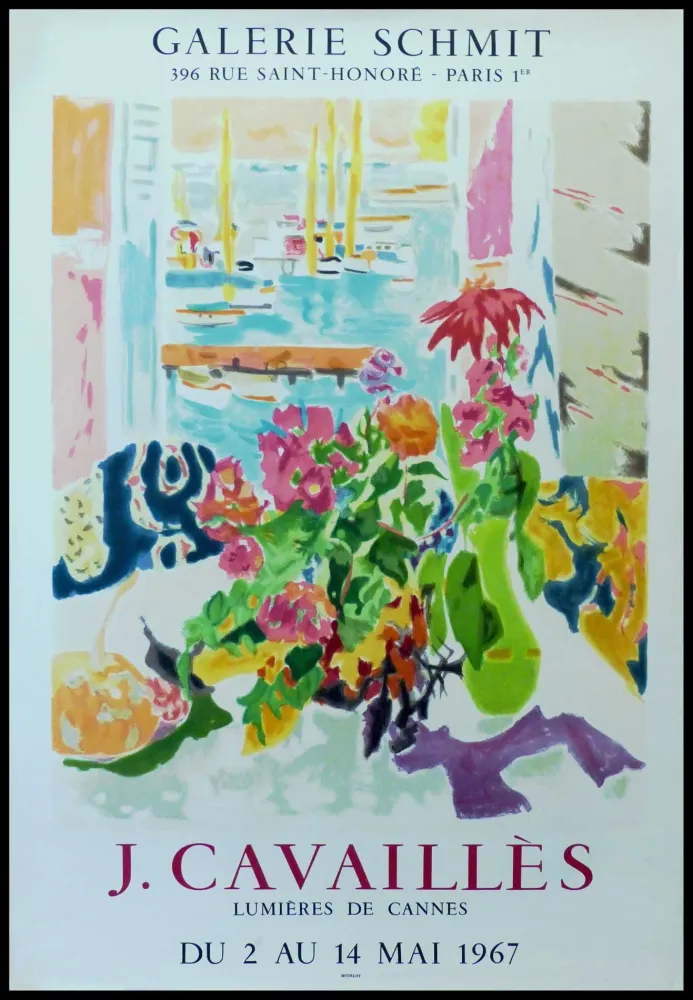 Cartaz Cavailles - J.CAVAILLÈS GALERIE SCHMIT - LUMIÈRES DE CANNES