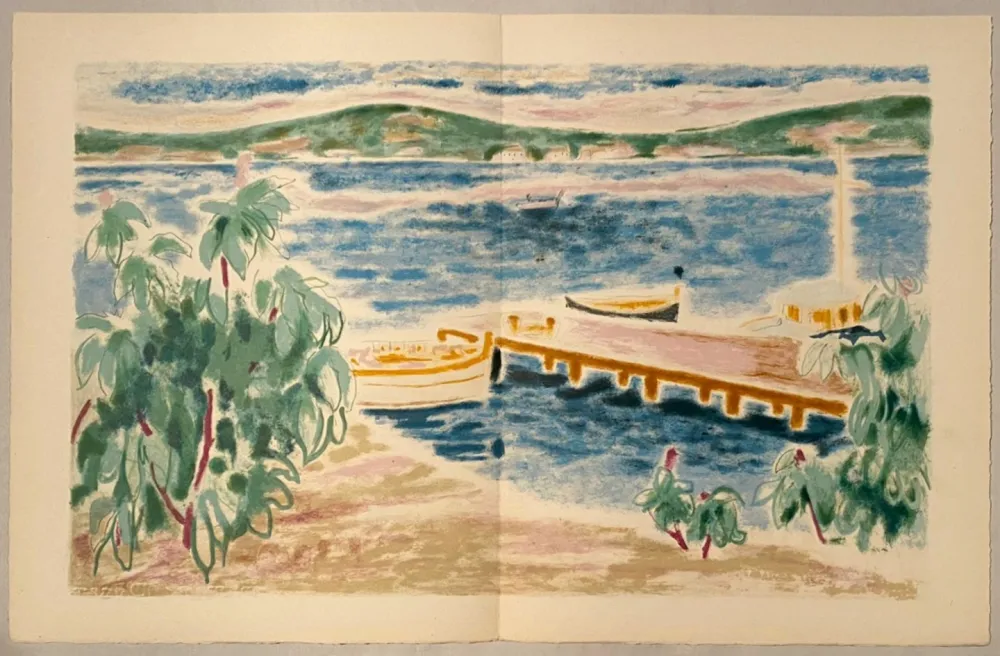 Litografia Cavailles - Paysage