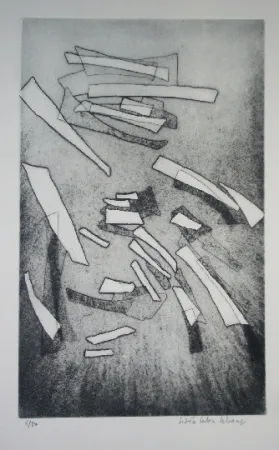 Água-Forte Celan Lestrange - Inachevé