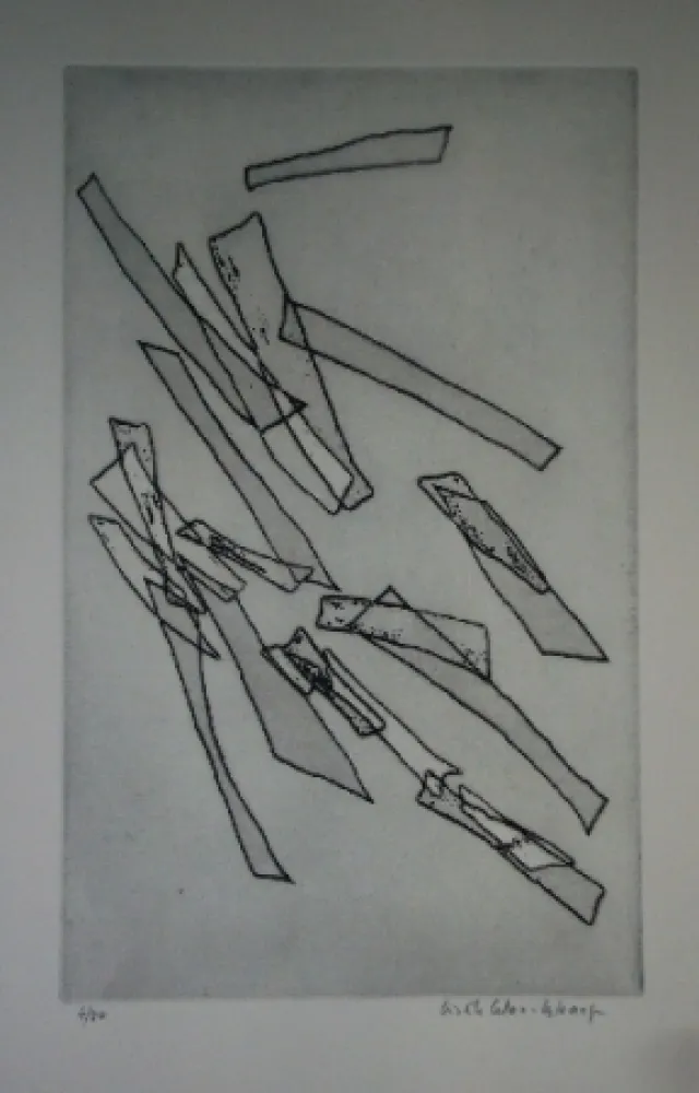 Água-Forte Celan Lestrange - Inachevé