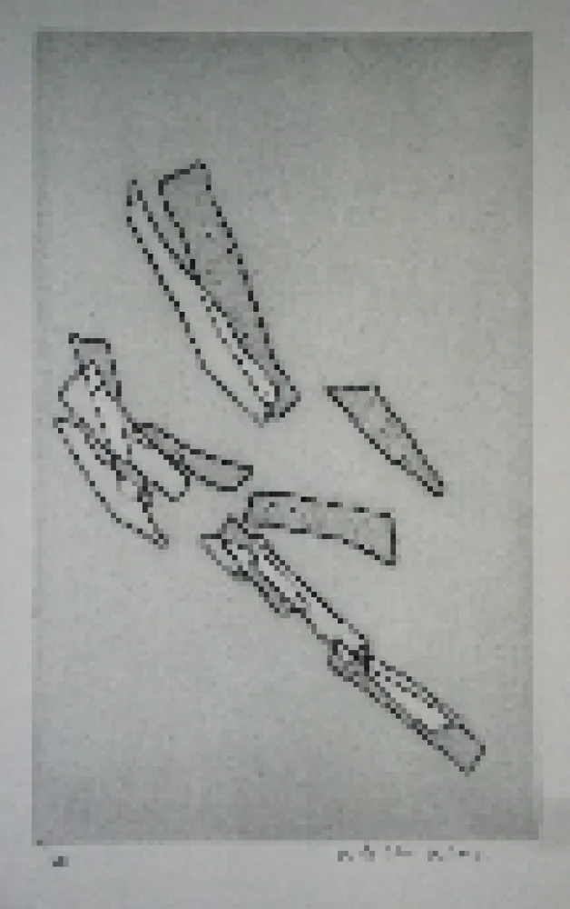 Água-Forte Celan Lestrange - Inachevé