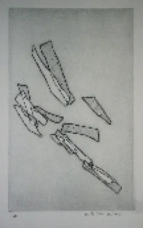 Água-Forte Celan Lestrange - Inachevé