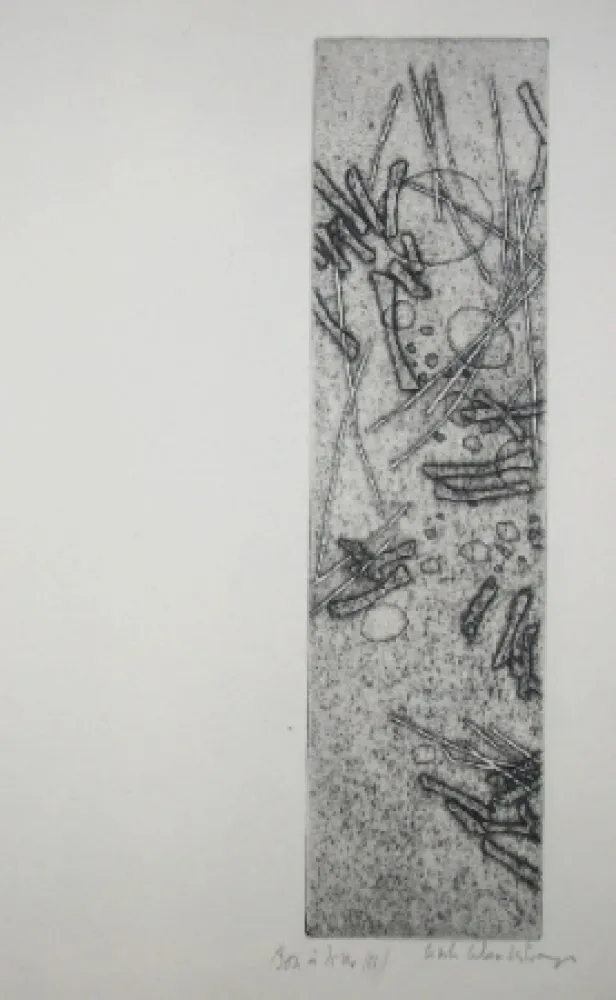 Gravura Celan Lestrange - Schwarzmaut - 11