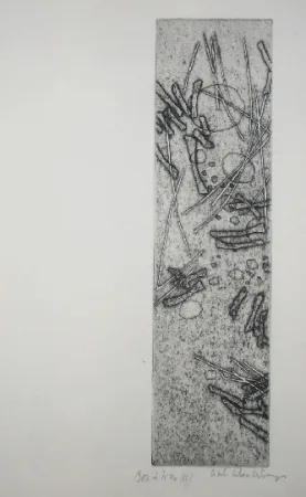 Gravura Celan Lestrange - Schwarzmaut - 11