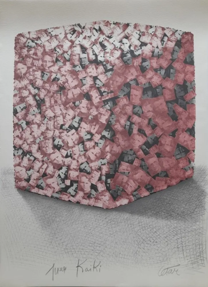 Litografia Cesar - Hommage à Marie Curie 