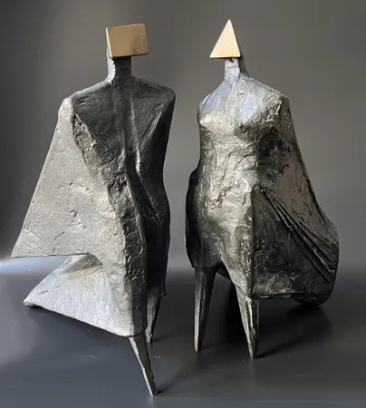 Sem Técnica Chadwick - Pair of Cloaked Figures IV