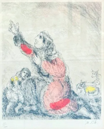 Gravura Chagall - Anne Invoque L'Eternal