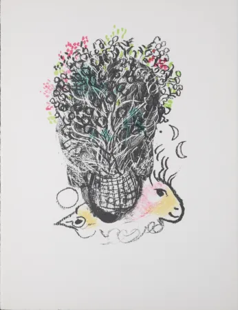 Litografia Chagall - Bouquet pour Fernand, 1972