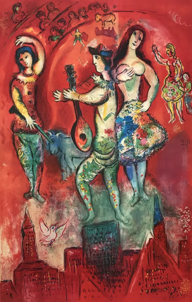 Litografia Chagall - Carmen