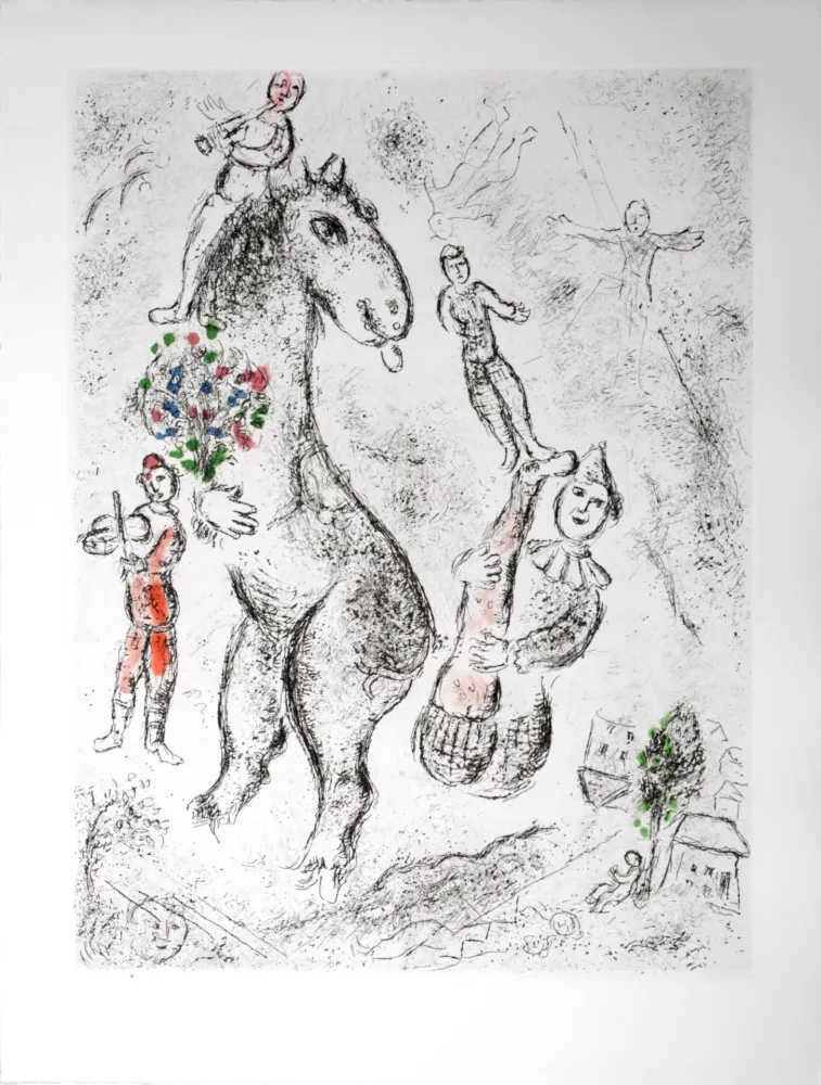 Água-Forte E Água-Tinta Chagall - Celui qui dit les choses sans rien dire, 1976 - IV