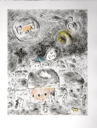 Água-Forte E Água-Tinta Chagall - Celui qui dit les choses sans rien dire, 1976 - PLATE 11