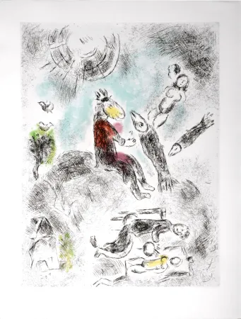 Água-Forte E Água-Tinta Chagall - Celui qui dit les choses sans rien dire, 1976 - PLATE 12