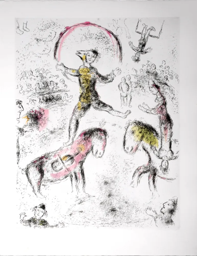 Água-Forte E Água-Tinta Chagall - Celui qui dit les choses sans rien dire, 1976 - PLATE 17