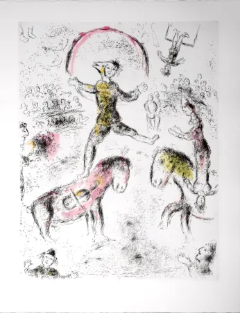 Água-Forte E Água-Tinta Chagall - Celui qui dit les choses sans rien dire, 1976 - PLATE 17