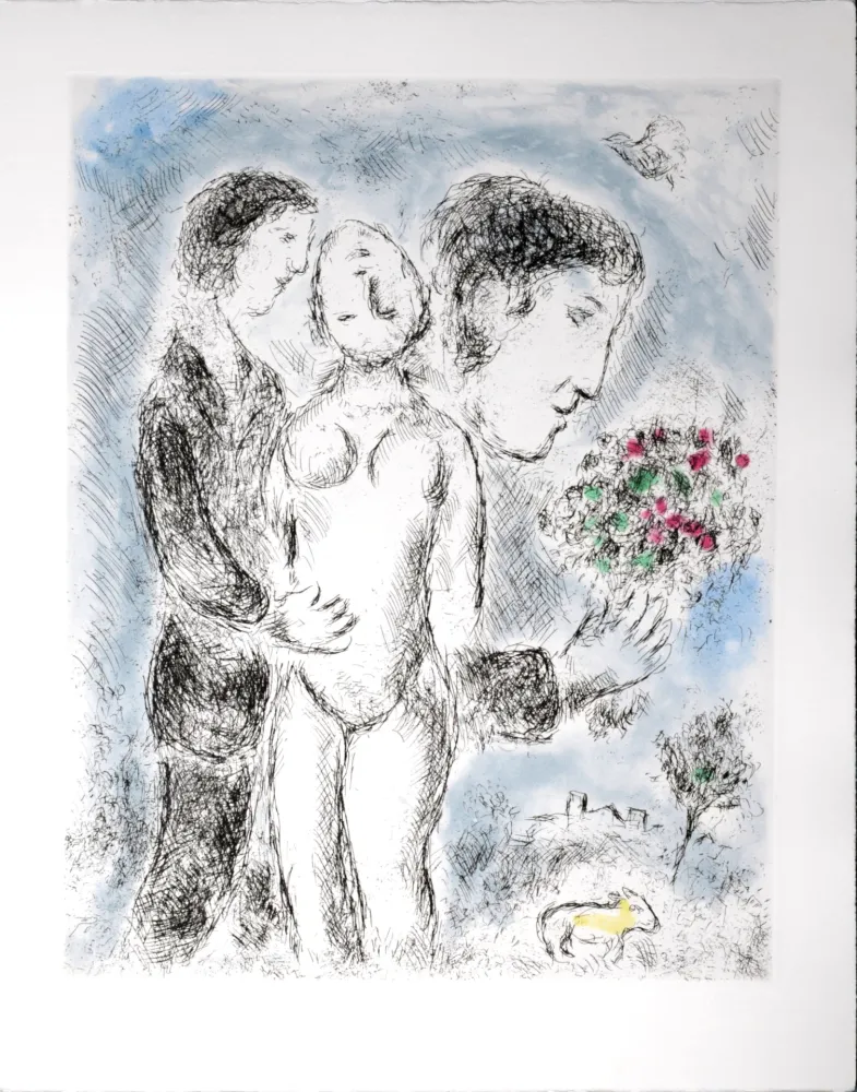 Água-Forte E Água-Tinta Chagall - Celui qui dit les choses sans rien dire, 1976 - PLATE 21