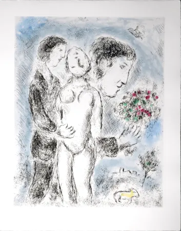 Água-Forte E Água-Tinta Chagall - Celui qui dit les choses sans rien dire, 1976 - PLATE 21