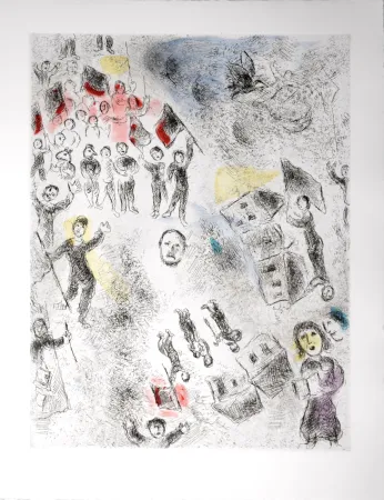 Água-Forte E Água-Tinta Chagall - Celui qui dit les choses sans rien dire, 1976 - PLATE 5