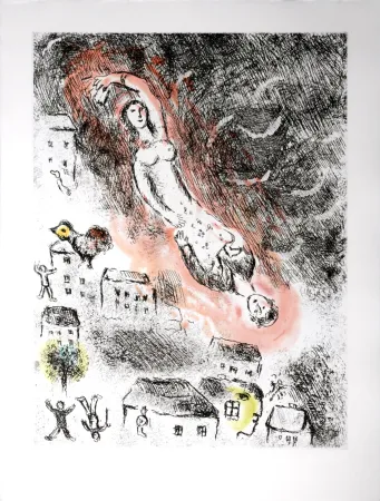Água-Forte E Água-Tinta Chagall - Celui qui dit les choses sans rien dire, 1976 - PLATE 9