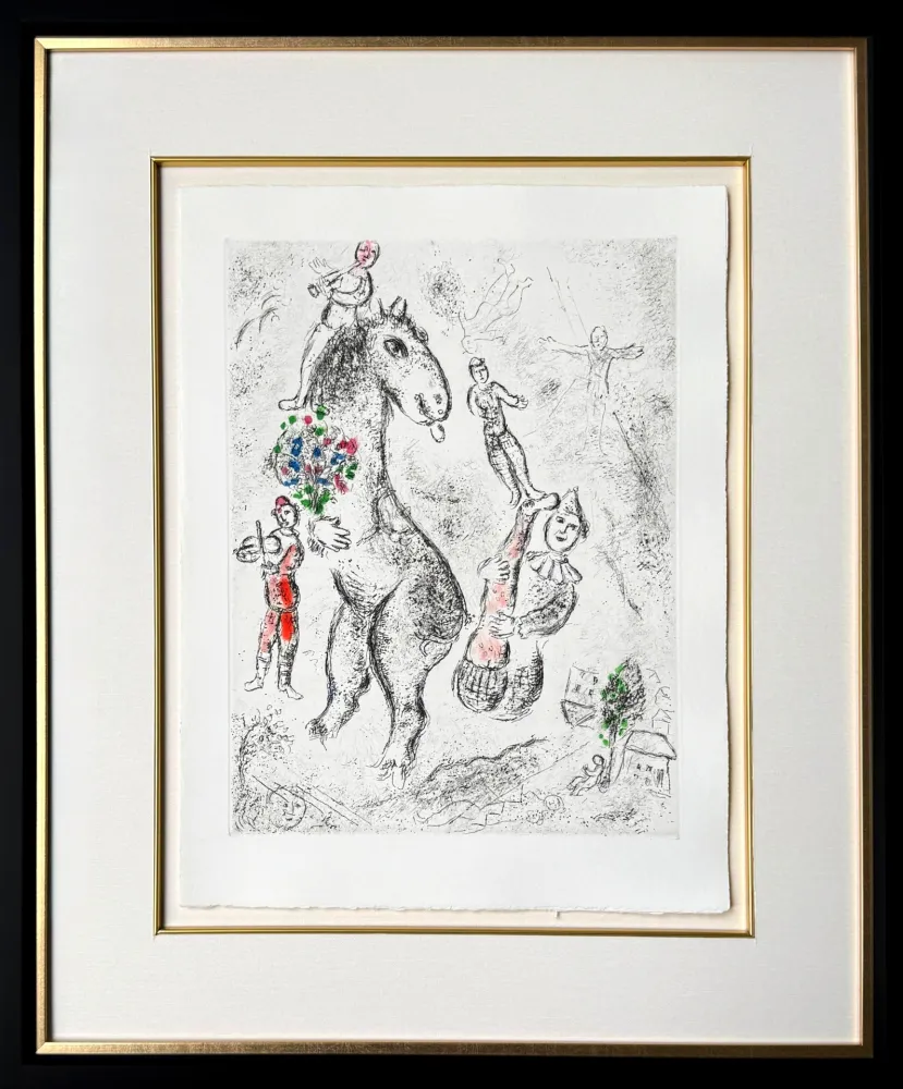 Água-Forte Chagall - Celui qui dit les choses sans rien dire, Planche IX