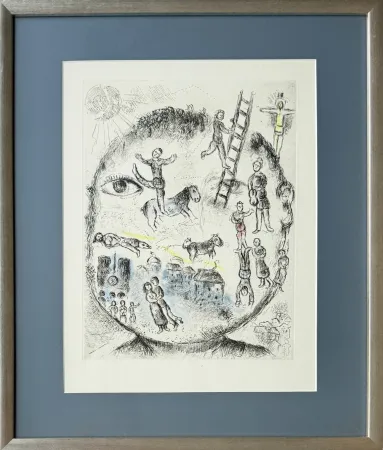 Água-Forte E Água-Tinta Chagall - Celui qui dit les choses sans rien dire, Planche V