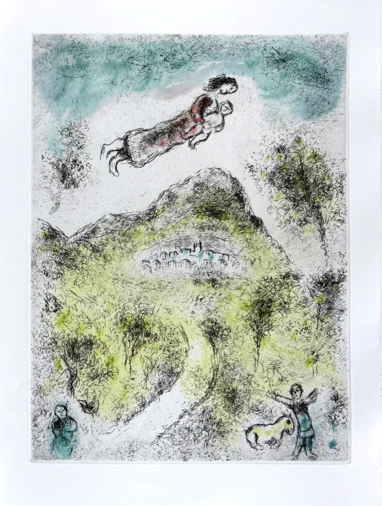 Água-Forte E Água-Tinta Chagall - Celui qui dit les choses sans rien dire, Planche XIX