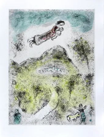 Água-Forte E Água-Tinta Chagall - Celui qui dit les choses sans rien dire, Planche XIX