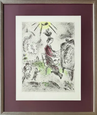 Água-Forte E Água-Tinta Chagall - Celui qui dit les choses sans rien dire, Planche XVI