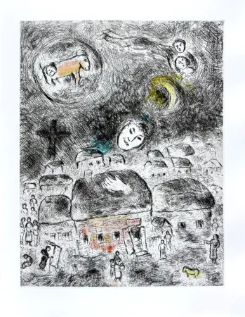 Água-Forte E Água-Tinta Chagall - Celui qui dit les choses sans rien dire, Planche XVII