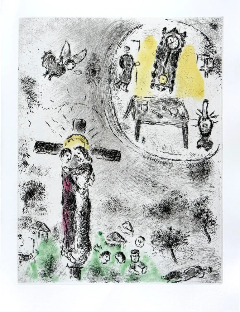 Água-Forte E Água-Tinta Chagall - Celui qui dit les choses sans rien dire, Planche XX