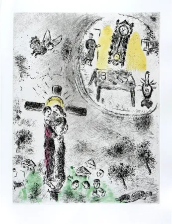 Água-Forte E Água-Tinta Chagall - Celui qui dit les choses sans rien dire, Planche XX