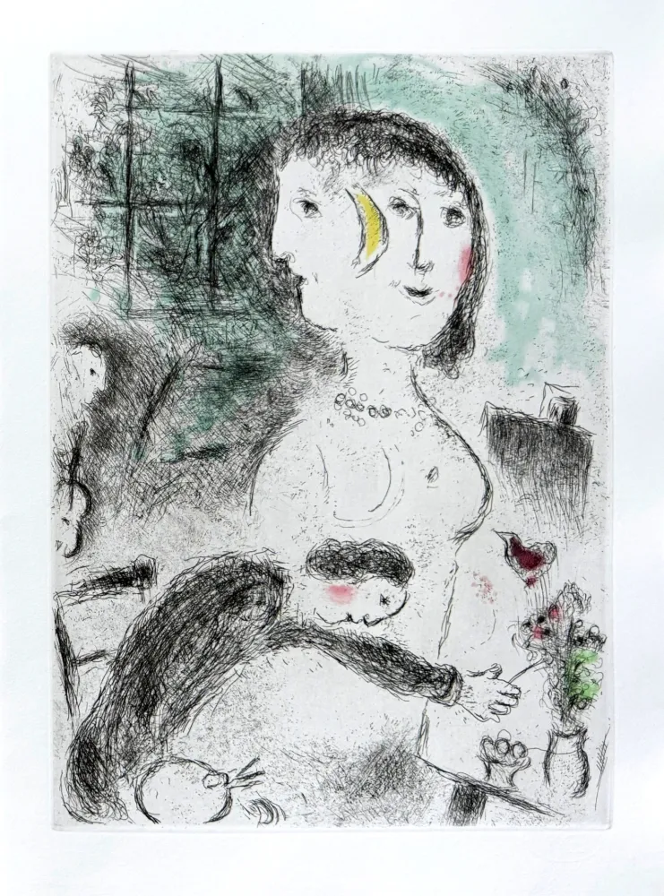 Água-Forte E Água-Tinta Chagall - Celui qui dit les choses sans rien dire, Planche XXIII