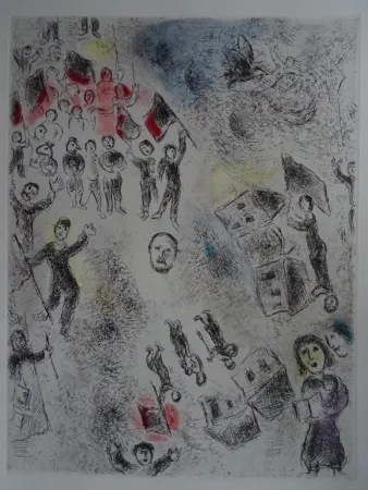Água-Forte E Água-Tinta Chagall - Celui qui dit les choses sans rien dire, plate 11.