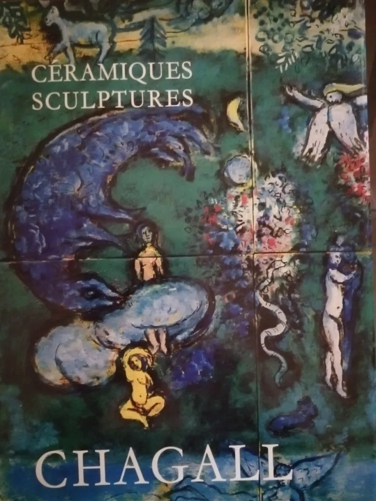 Livro Ilustrado Chagall - Céramiques Sculptures