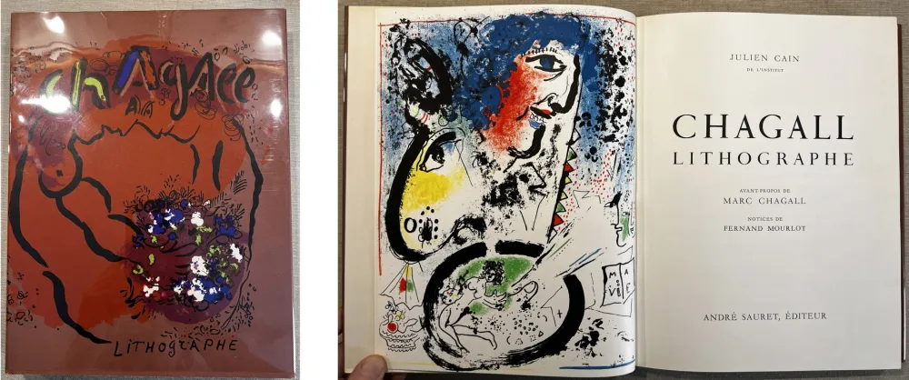 Livro Ilustrado Chagall - CHAGALL LITHOGRAPHE I. Avec 12 lithographies originales (1960)