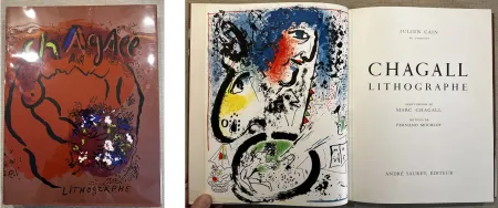 Livro Ilustrado Chagall - CHAGALL LITHOGRAPHE I. Avec 12 lithographies originales (1960)