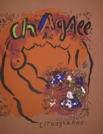Livro Ilustrado Chagall - Chagall Lithographe / Lithograph. 
