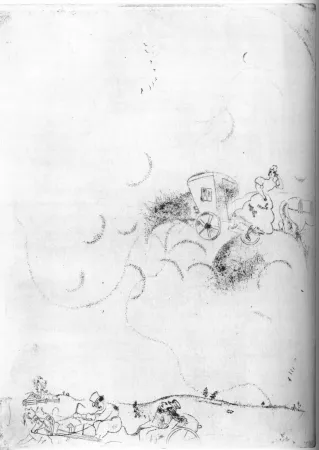 Água-Forte Chagall - Cicicov's Dream